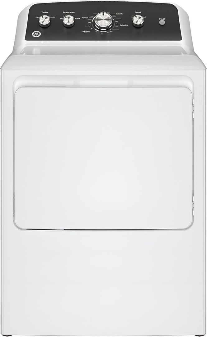 GE PROFILE 7.2 cu. ft. Vented Electric Dryer in White with Auto Dry and Extended Tumble