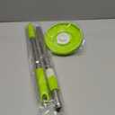 Spin Mop Replacement Handle 360 Degree Spin Mop Pole Handle Replacement Rotating Telescopic Stick for Head Replace Spinning Household Cleaning Accessories for Home(Green)