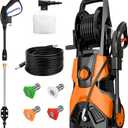 Electric Pressure Washer, 2.8 GPM Power Washer, 4 Quick Connect Nozzles Electric Power Washer, High Pressure Cleaning Machine with Foam Cannon for Cars/Fences/Patios Deals Pressure Washer