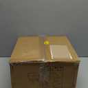 Mxfurhawa Versatile Storage Ottoman, Round Footstool with Soft Padded Seat, Small End Table with 4 Wood Legs, Teddy Velvet Foot Rest for Couch,Shoe Changing Stool for Living Room (Light Green)