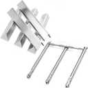 Spirit e310 7636 Flavorizer Bars & 69787 Grill Burner for Weber Spirit and Spirit II 300 Series E310 E320 E330 S310 S320 S330 68950 with Front Control, Grill Parts 15.3" Heat Plate, 18" Burner Tube