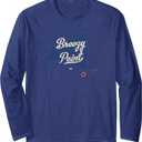 Breezy Point New York Queens NY Map Long Sleeve T-Shirt, M