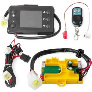 Diesel Parking Heater Control Board Panel for Chinese Diesel Heater 5KW 8KW, 12V/24V Motherboard w/LCD Controller Monitor Switch Wiring Harness Sensor Replacement Part