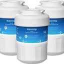 Waterdrop WD-F13 Replacement for GE MWF, SmartWater MWFP, MWFINT, MWFA, GWF, HDX FMG-1, Kenmore 9991, GSE25GSHECSS, WFC1201 Water Filter, 3 Pack
