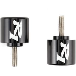 Motorcycle Bar Ends CNC Spools Sliders Hand Grip Handlebar End Caps For YZF-R1 1998-2012 SPB019