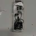 Panasonic ErgoFit Wired Earbuds With Microphone, 3.5mm Jack In-Ear Headphones Corded, Wired Headphones With Microphone & Controller, Custom-Fit Earpieces, for Phones & Laptops, RP-TCM125-K (Black)