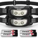 Energizer Universal Plus LED Headlamp, Lightweight Bright Headlamp for Outdoors, Camping and Emergency Light for Adults and Kids, Includes Batteries, Pack of 2
