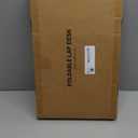 Mind Reader Lap Desk Laptop Stand, Bed Tray, Folding Legs, Couch Table, Portable, MDF, 23.25" L x 13.75" W x 10.5" H, Pink