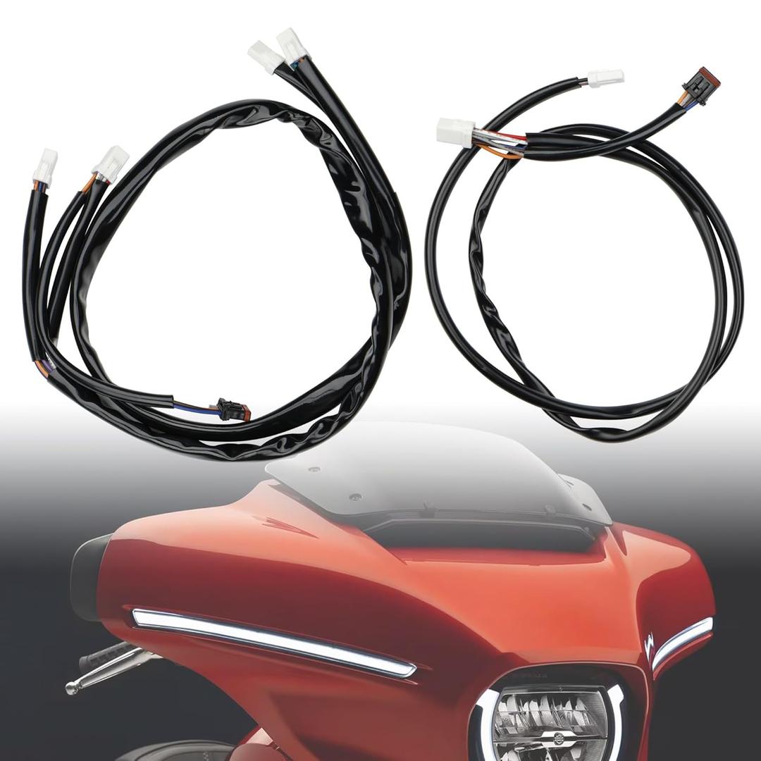 Full-Length 37" Handlebar Wiring Wire Extension Harness (CAN Bus) & Extended Throttle by Wire (TBW) for 2023-2024 Street Glide & Road Glide & CVO2025-later Street Glide Ultra Models