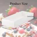 TEMLQPACK 20Pack 12x 4.8 x 2Inches Clear Chocolate Covered Strawberries Boxes for 12 Cookies Boxes Charcuterie Boxes Bakery Boxes Cakesickle Gift Boxes for Christmas Valentine's Mother's Day