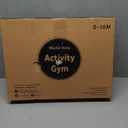 Blissful Diary Baby Play Gym Mat, Play Mat Activity Mat with 6 Detachable Toys for Stage-Based Sensory & Motor Skill Development, Easy to Install & Clean, Baby Essentials Gift, Sage Green