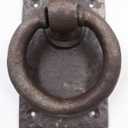 The Metal Magician Black Antique Cast Iron Door Knocker  Black 2