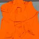 VSVO Face Open Zentai Spandex Bodysuit (Large, Deep Orange)