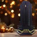 Die Hard Advent Calendar, 2025 Christmas Countdown Calendar, Magnetic Wooden 24 Days of Advent Calendar for Kids Christmas Advent Gifts Home Table Party Decorations