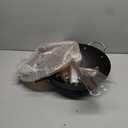 WANGYUANJI 12.6" Wok with Lid, Flat Bottom Nonstick Wok Pan for Induction Cooktop, Stir Fry Woks & Pans for Cooking