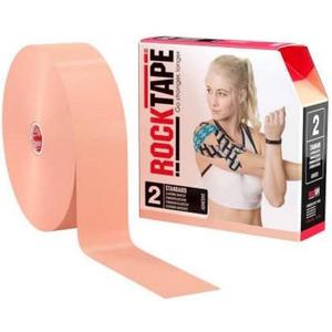 RockTape Extra Sticky Kinesiology Tape - Athletic Tape for Muscle Pain Relief, Injury Recovery - Microscopic Skin Lifting & Decompression - Sweat & Water Resistant (Beige)