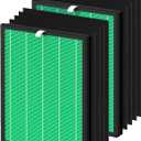 Airmega 150 Filter Replacement, Compatible with Coway Airmega 150 Air Purifier, 2 Green True HEPA and 8 Active Carbon Filter, AP-1019C-FP