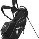 14-Way Golf Stand Bag, Golf Bag with Stand - Lightweight Durable Club Bag for Men & Women (Black)