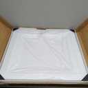 Art3d 24-Pack Square Drop Ceiling Tile 2ft x 2ft in White, PVC Ceiling Panel 24 x 24in. - Compatible with 15/16" Drop Ceil Grid System