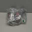 Hausse 2 Pack Fake Owl Decoys to Scare Birds Away, Rotating Head Plastic Owl Bird Deterrents, 10.6 Inch Height Bird Scarecrow Nature Enemy Horned Pest Repellent for Outdoor Garden Yard (Black)