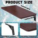 Novabright 11.81 x 23.62 Inch Hot Tub Tray Table Drink Holder Hot Tub Accessories Drinks Snacks Holder for Spa Bathtub
