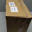 JOOFO End Table, Side Table with Ambient Light and Wireless Charging, Nightstand, Small End Table for Bedroom and Living Room, Lamp Table with Touch Dimming, Accent Table, Black