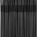200PCS Black Flexible Plastic Straws,Black Disposable Bendy Party Fancy Straws13inch Extra Long Straws Party Decorations