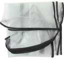 PVC Bag Hood Rain Cover, Transparent Protection Cover, Foldable Lightweight Design with Feature for Backpacks, Strollers, Shopping Carts and Pull Carts