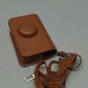 WOGOZAN Camera Case for KODAK EKTAR H35 H35N/F8/F9/VIBE 501F Half Frame Film Camera, PU Leather Camera Case for KODAK Camera Carrying Protective Case with Shoulder Strap (No Camera) - Brown