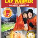 HotHands Lap Warmer, Largest Warmer 16" X 10" - Up to 8 Hours of Long Lasting Heat - 1 Lap Warmer,Tan