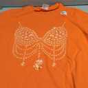 Halloween Orange Bra Design Costume Show Girls T-Shirt. size S