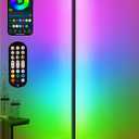 LED Corner Lamp, RGB Corner Floor Lamp with APP and Remote Control, 16 Million Colors & 68+ Scene Color Changing Ambience Light with Music Sync for Living Room, Bedroom, Gaming Room