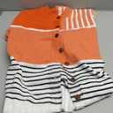 Women's Funny Fall Winter Animal Floral Christmas Tree Long Sleeve Button Knit Cardigan Sweater Size M