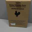 Large Automatic-Chicken-Coop-Door-Solar - Powered, LCD Display with Smart Timer, Light Sensor & Anti-Pinch Safety, Remote Control 4 Modes