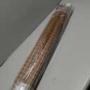 LazBlinds Cordless Blackout Bamboo Roman Shades, Room Darkening Blinds for Interior Windows, Thermal Insulated Roll Up Bamboo Blinds for Home & Patio, 31" W x 64" H, Penang Teak