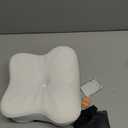 SAHEYER Memory Foam Camping Pillow, Travel Pillows for Sleeping, Neck Support Camping Gear Accessories - Small Pillow Travel Essentials for Sleeping, Backpacking, Hammock, White