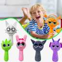 Sprunkis Plush Cartoon Throw Pillows, 6PC Cute Soft Stuffed Party