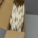 TaoBary 100 Pcs 8 Inch Bakery Boxes 8 x 6 x 2.5 Inch Cookie Pastry Boxes with 2 Style Window for Cookie Treat Chocolate Strawberries Cupcakes Candy Muffins(White)