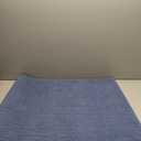 Bathroom Runner Rug, Long Bath Mat Washable Thin Quick Dry Low Pile Bathroom Runner Rugs 24 x 60 Non Slip, Navy Blue 24"x60"