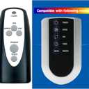 Replacement Remote Control for Lasko 2551 2554 2559 4824 T32202 T36212 Wind Curve TowerT42905 Oscillating TowerT48331 Xtraair Tower