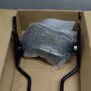 AUFER Detachable Upright Passenger Backrest Sissy Bar w/Back Rest Pad Compatible With For Touring Road King Street Glide Electra Glide Road Glide FLHR FLHX FLHT FLTR 2009-2025 (Black