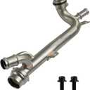 FUXINTUM upgrade aluminium Thermostat Coolant Pipe Compatible with Mercedes-Benz C300 2019-2022/E350 2022-2023/GLC300 2020-2023/GLE350 2020-2022