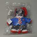 Patriotic Stars-and-Stripes Elephant Plush - Ideal Trump Merchandise Gift or Decoration with Teddy Bears for July 4th and Trump Memorabilia Enthusiasts!