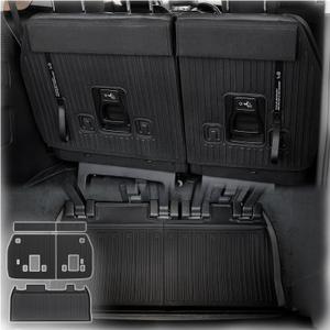 Cargo Lower Mat Backrest Mats for 2022-2025 2026 Kia Carnival, All Weather TPE Seat Back Liners Trunk Lower Well Mat Cargo Liner Accessories (Backrest Mats for 3rd-Row+ Cargo Lower Mat)