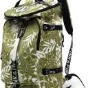 Kalesi Gym Duffle Bag Backpack 4-Way Waterproof with Shoes Compartment for travel Sport Hiking laptop (olive-green)