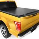 YITAMOTOR Soft Tri-fold Truck Bed Tonneau Cover Compatible with 2015-2025 Ford F-150 5.5 ft bed
