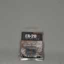 Etymotic ER20XS ETY Earplugs - Large Size, Clear - High-Fidelity Hearing Protection - Up to 20 dB Sound Reduction - Reusable - Includes Neck Cord & Carrying Case