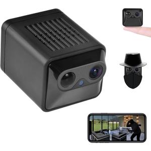 Wireless Security Camera A20 Plus, 120-Day Standby Battery Camera for Home, 4K Live View, Portable, App Controlled, Indoor with Auto Night Vision & Real-time Motion Alerts