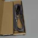 Nylon Dog Leash Heavy Duty But Lightweight w/Elastic and Emergency Two Handles, Easy to Hook, Dog Training Leash Walking Lead for Large Dogs (Space Gray, L)
