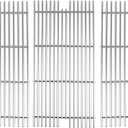 Cooking Grid Grates Replacement for Viking VGBQ 30 in T Series, VGBQ 41 in T Series, VGBQ 53 in T Series Gas Grill Models, Stainless Steel, 23.25'', 3 Pack